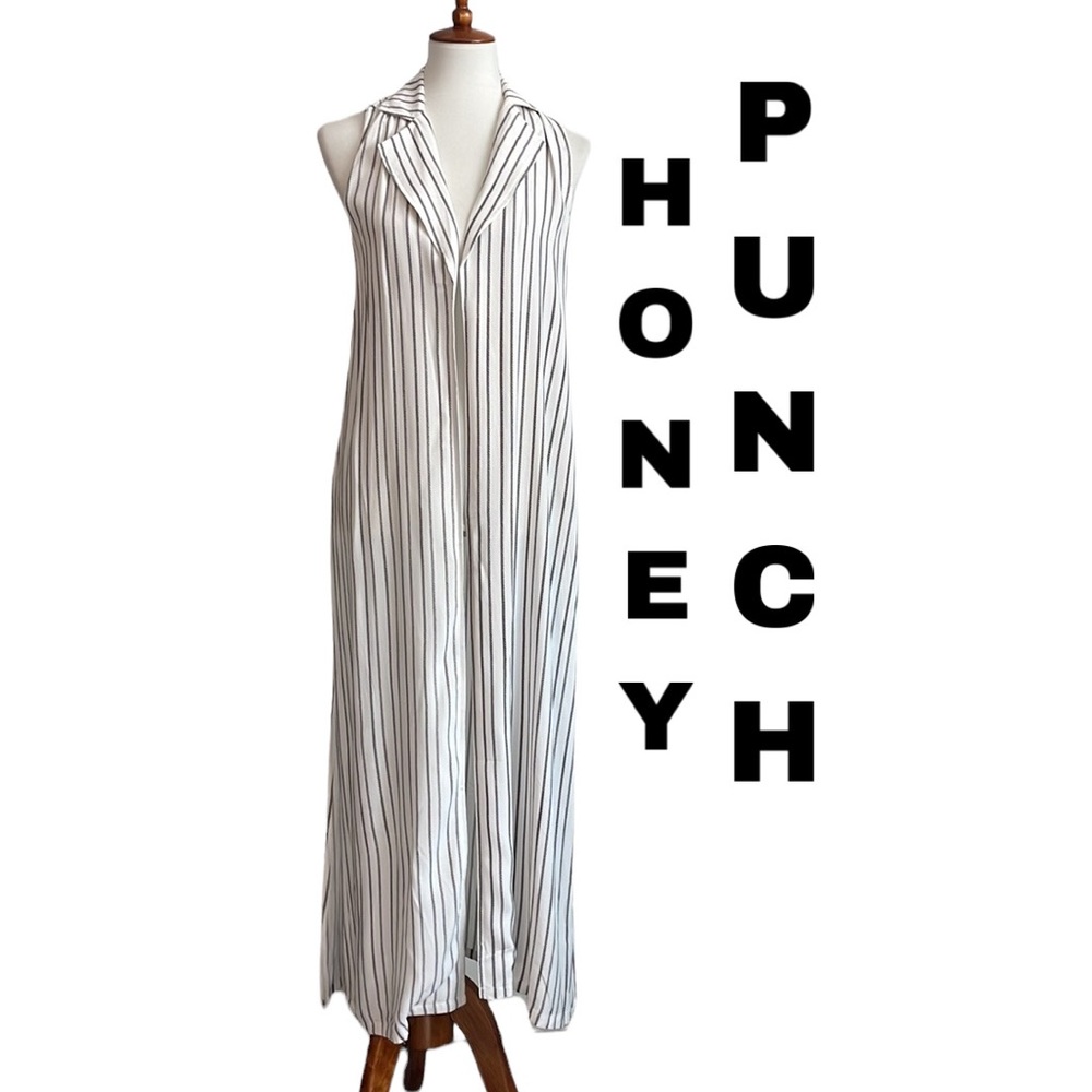 NWT Honey Punch woven maxi vest